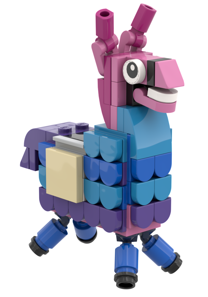 Party Llama - Custom Building Set using LEGO parts, B3 Customs B3 Customs