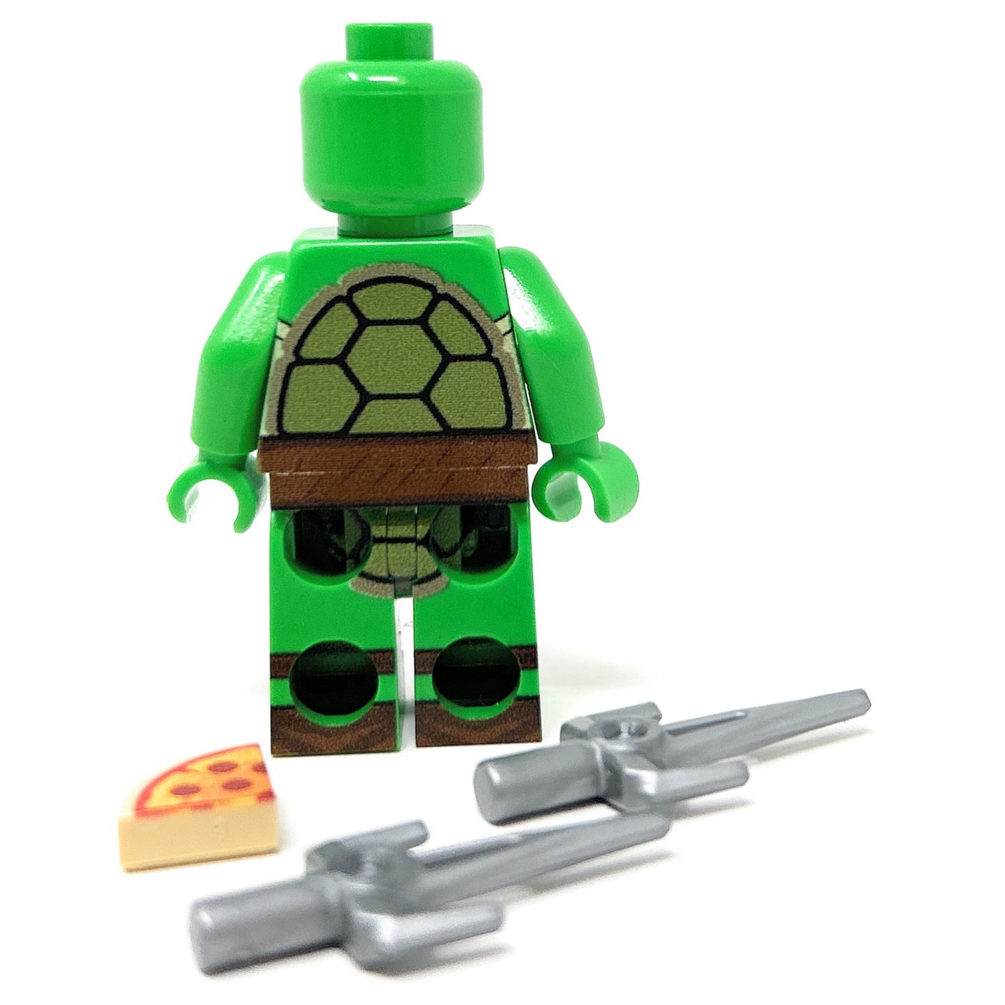 Raph Red Fighter Turtle - Custom Minifig made using LEGO parts B3 Customs