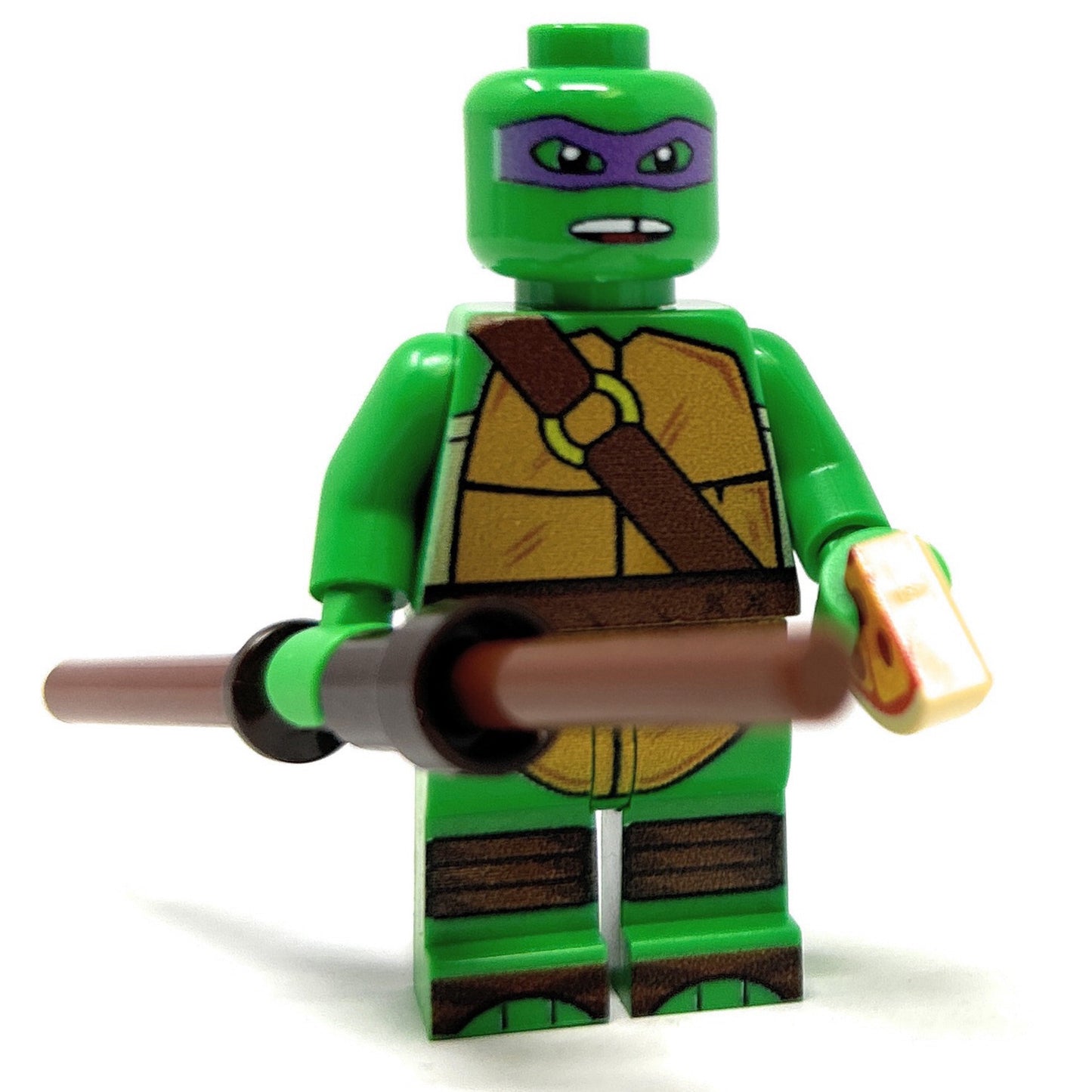 Donny Purple Fighter Turtle - Custom Minifig made using LEGO parts B3 Customs