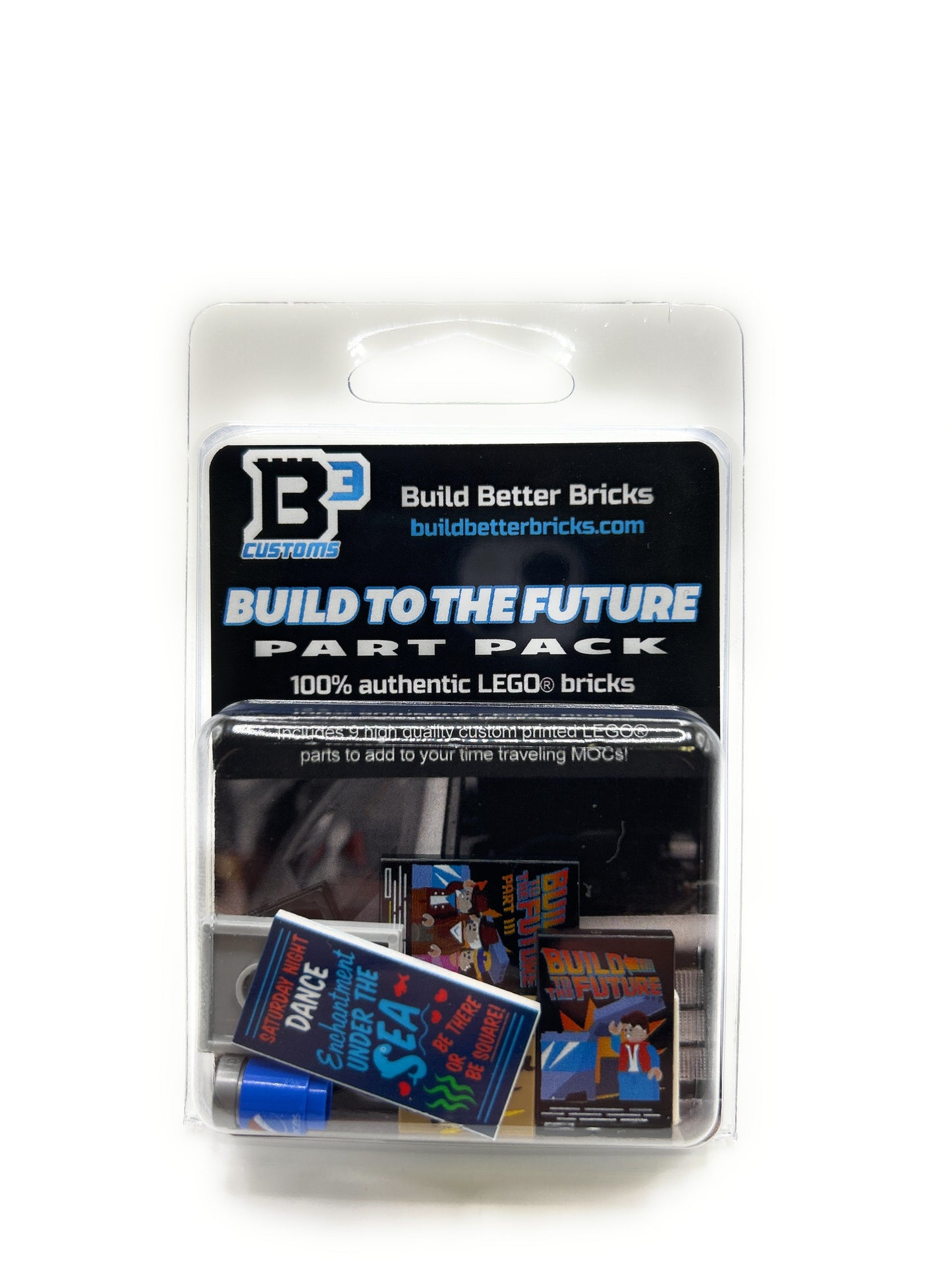 Build to the Future Pack made with LEGO parts - B3 Customs B3 Customs