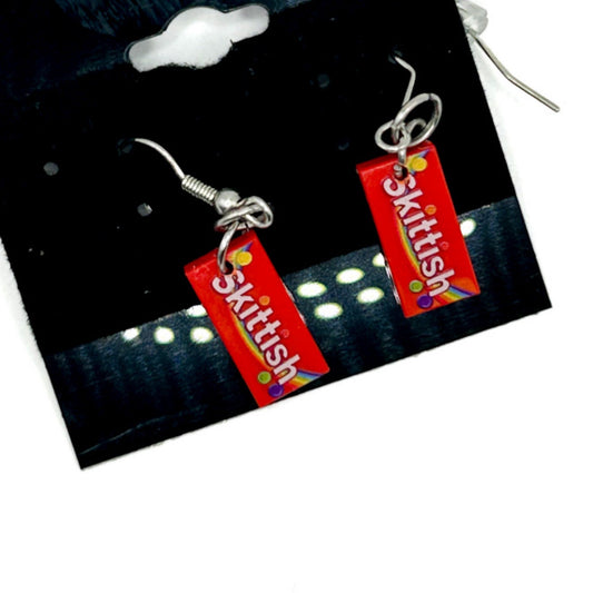 Skittish Candy Earrings made from LEGO Bricks - B3 Customs B3 Customs