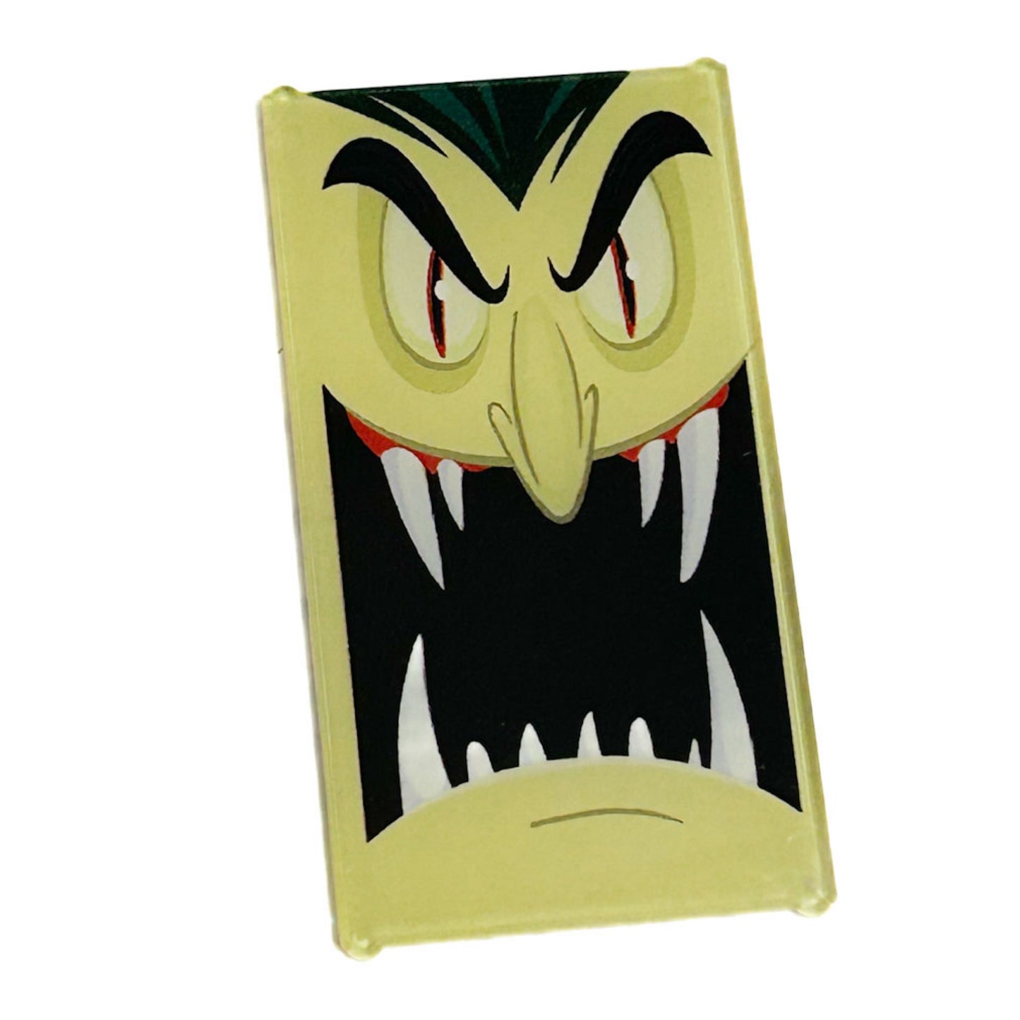 Dracula Halloween Decorated 4x6 Glass Window made using LEGO part B3 Customs