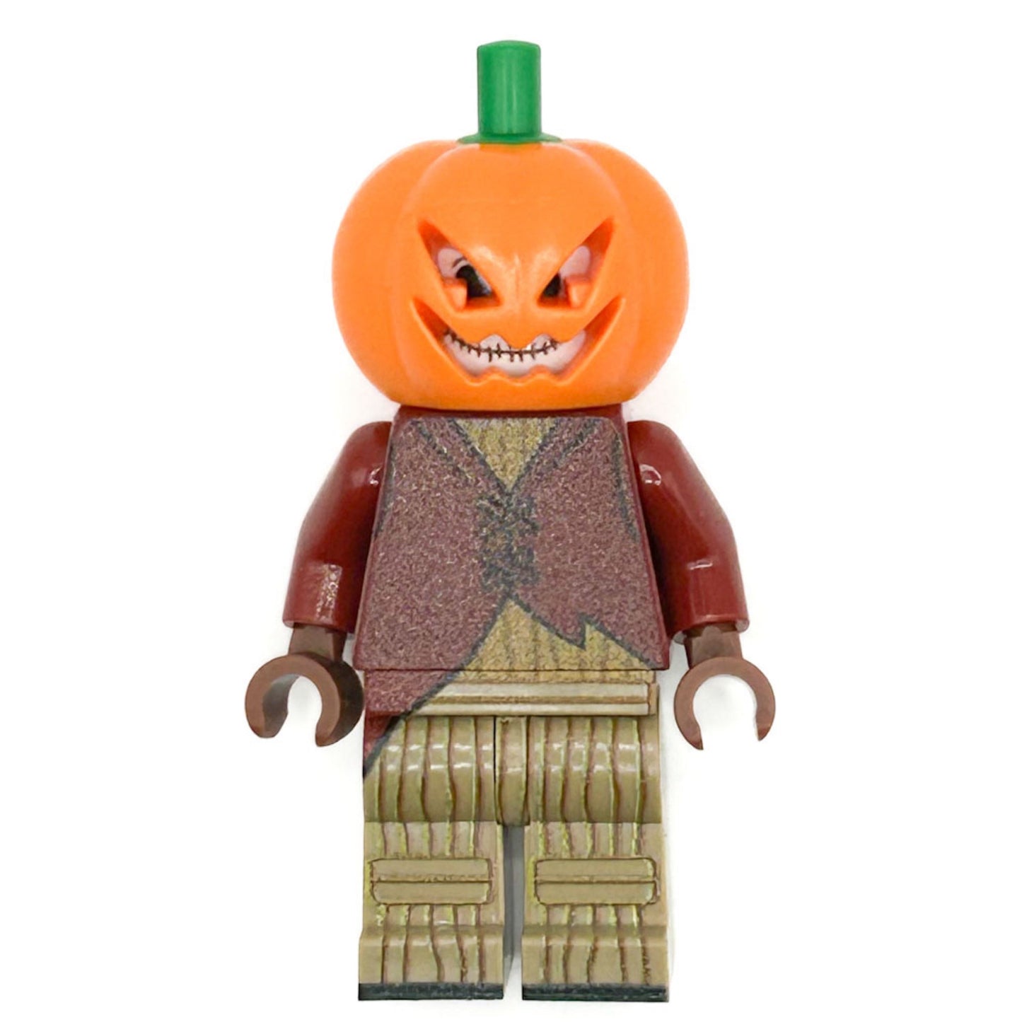 Pumpkin King Minifig made using LEGO parts B3 Customs