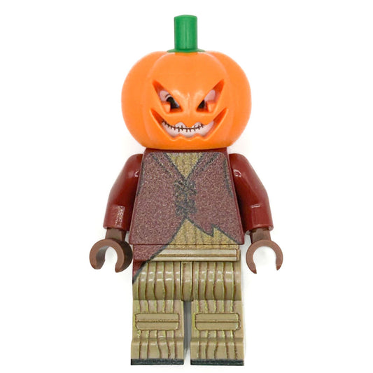 Pumpkin King Minifig made using LEGO parts B3 Customs