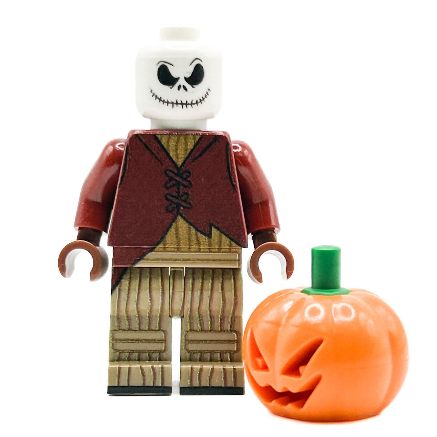 Pumpkin King Minifig made using LEGO parts B3 Customs