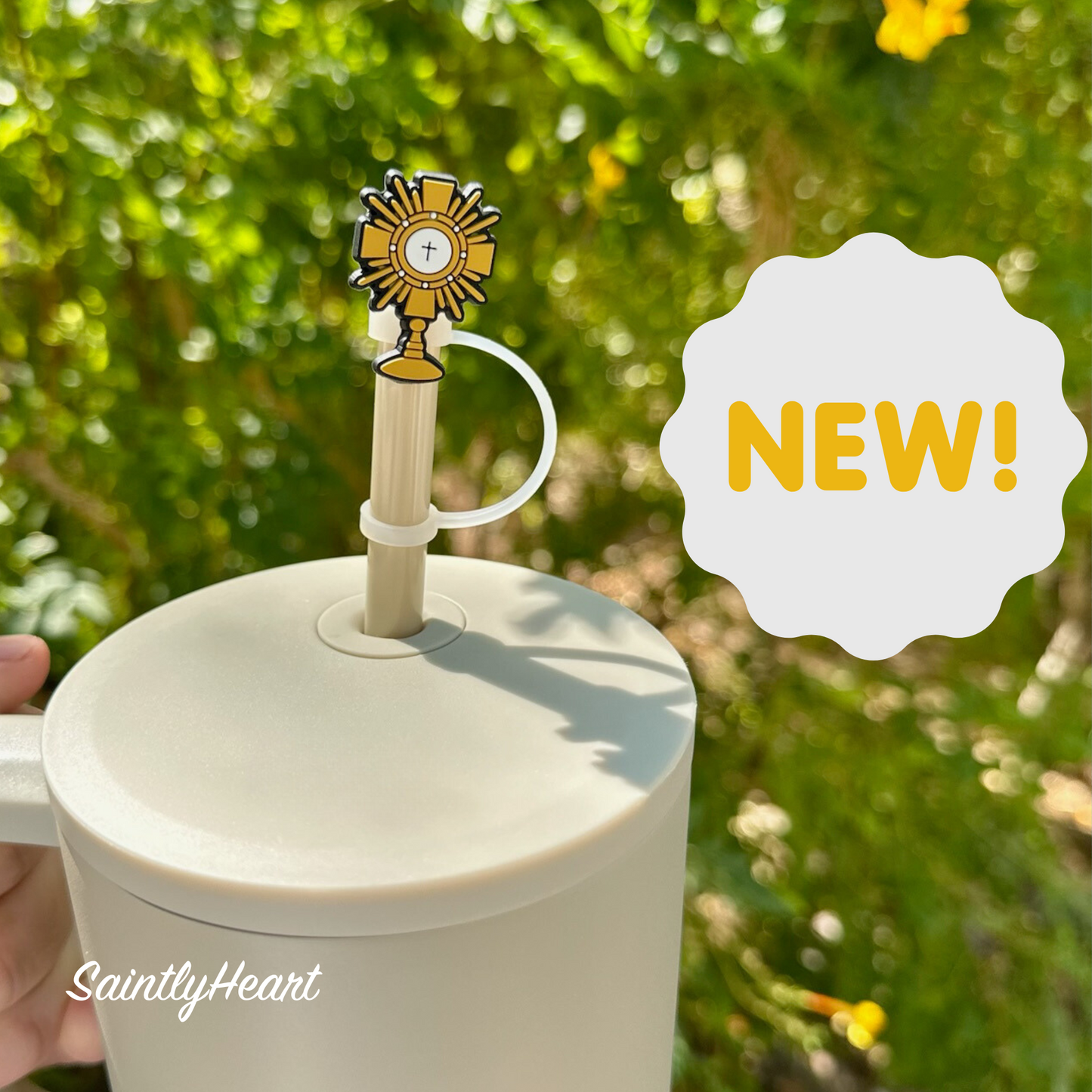 Catholic Straw Toppers: Adoration (a 2 pack!)