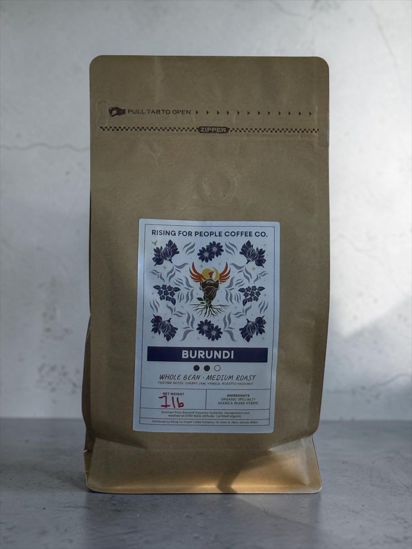 Burundi — Whole Bean, Medium Roast Coffee