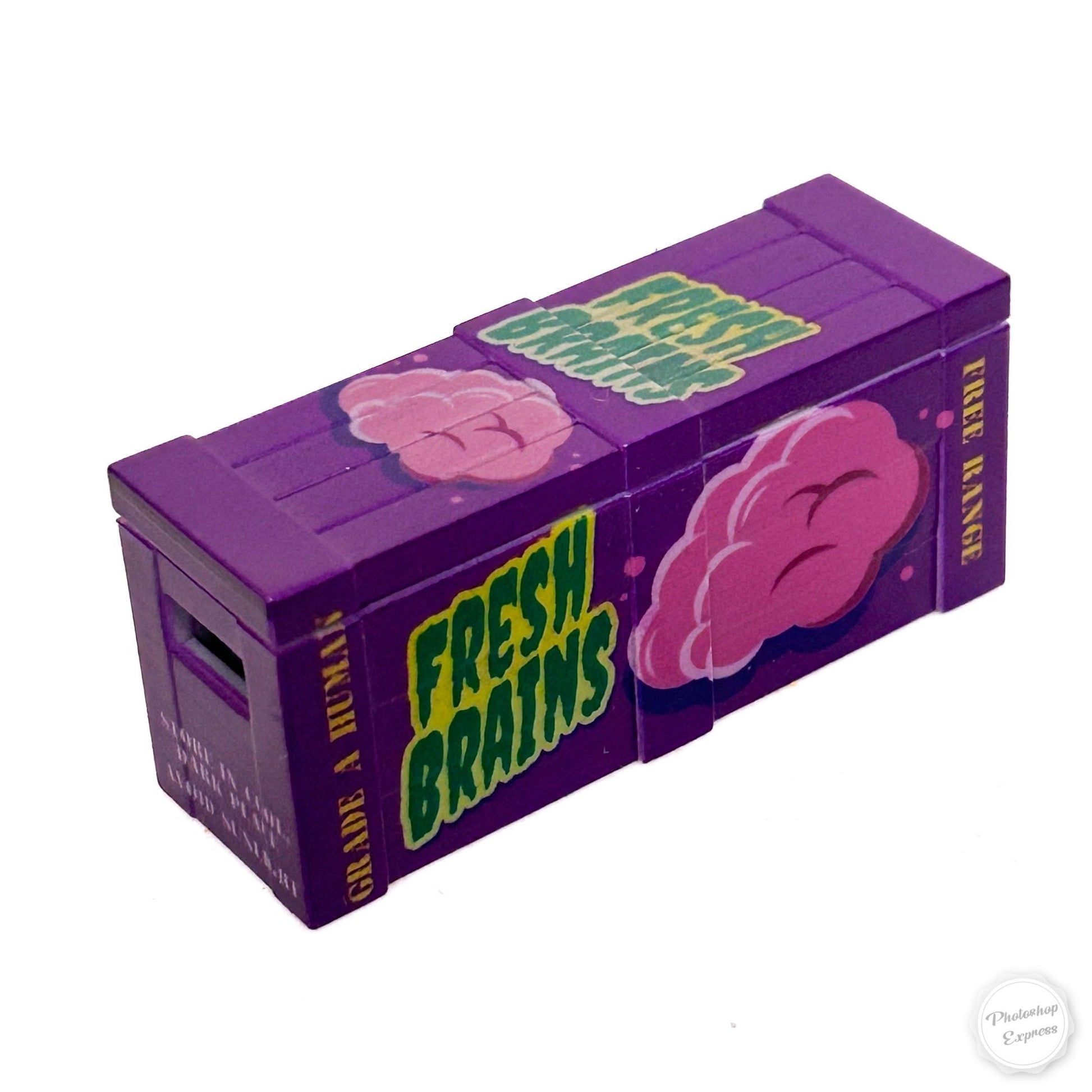 Fresh Brains Zombies BrickArms Crate - B3 Customs B3 Customs