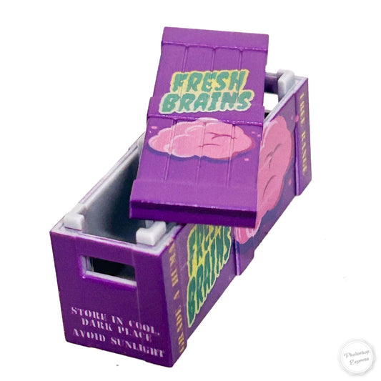 Fresh Brains Zombies BrickArms Crate - B3 Customs B3 Customs