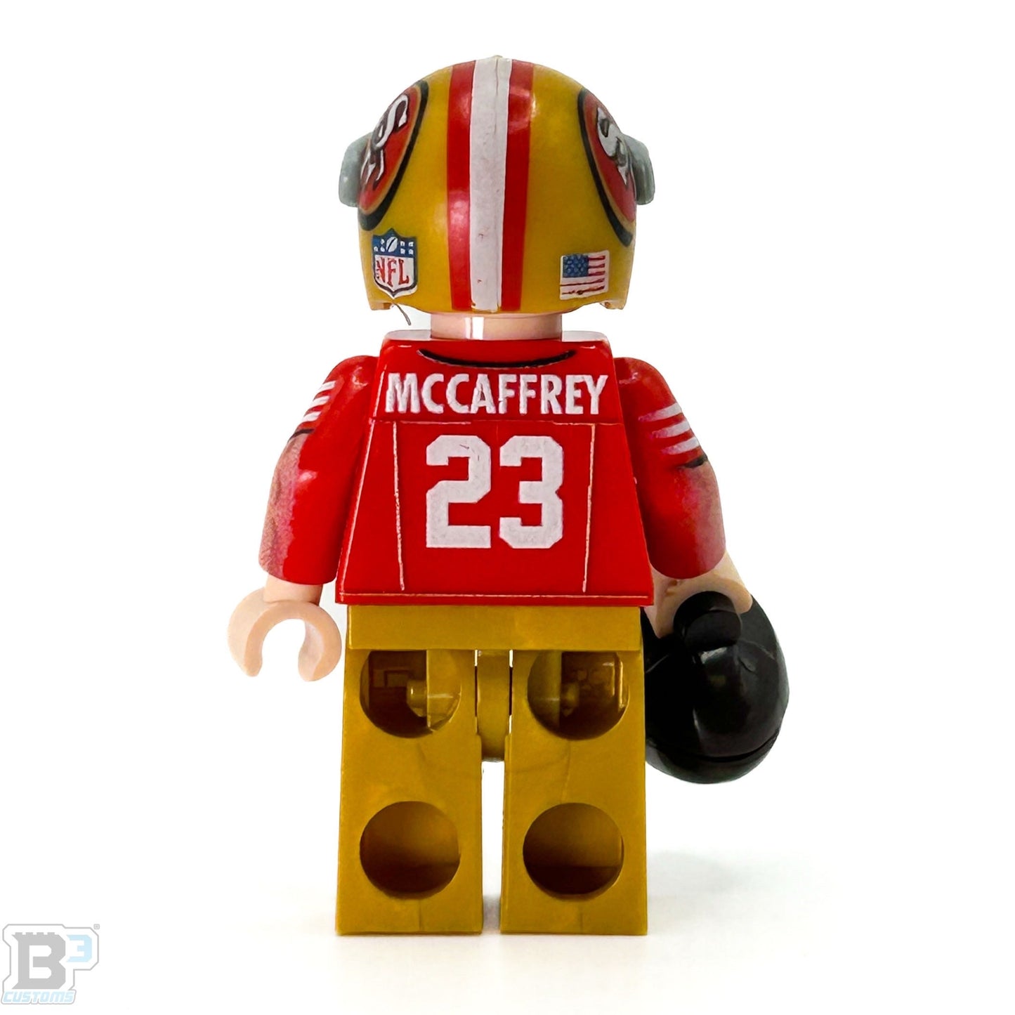 #23 RB San Francisco Football Player Minifig - B3 Customs B3 Customs