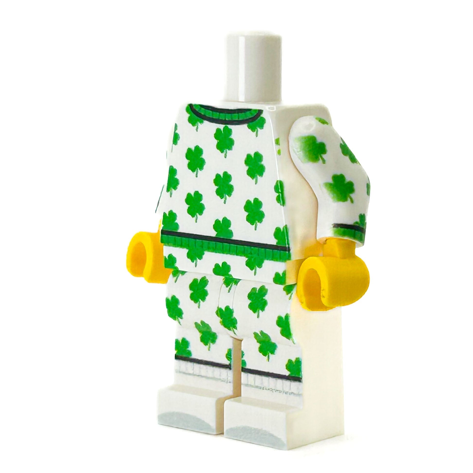 St. Patrick's Day PJs Minifig Body - B3 Customs B3 Customs