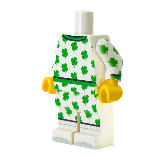 St. Patrick's Day PJs Minifig Body - B3 Customs B3 Customs