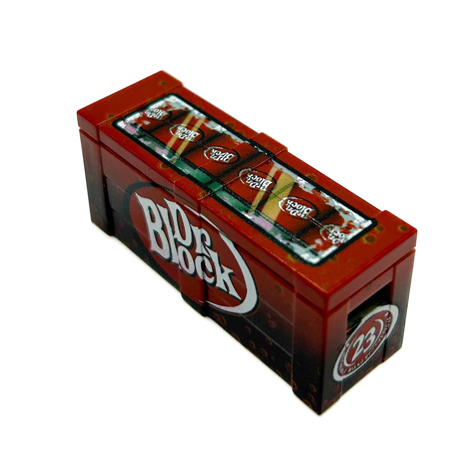 Dr. Block Soda BrickArms Custom Printed Crate - B3 Customs B3 Customs