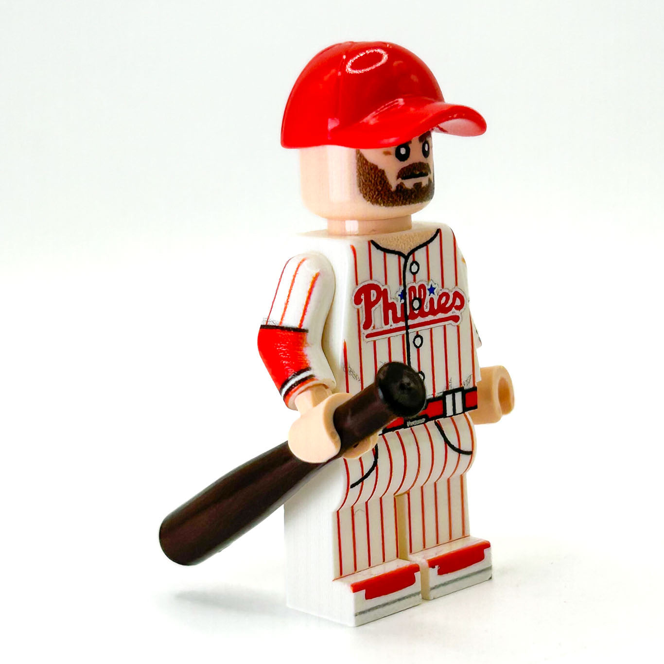 Harper #3 Philly Baseball Player Minifig made using LEGO parts - B3 Customs B3 Customs