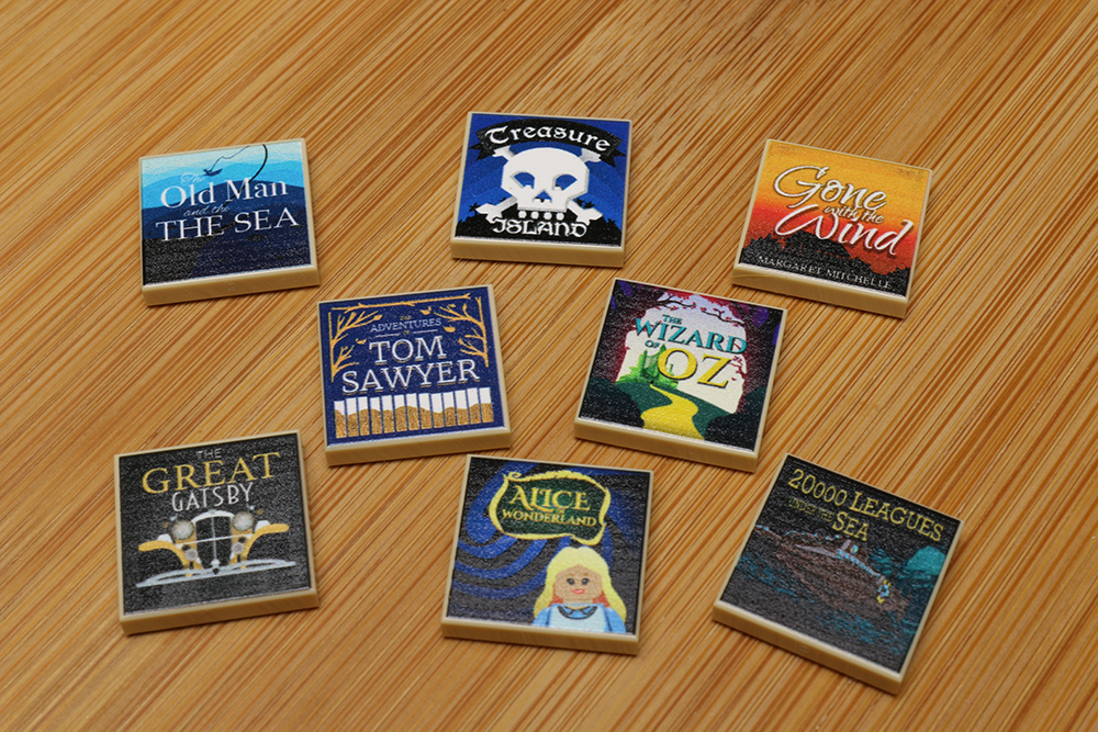 Classic Books Pack (Series 1) made using LEGO parts B3 Customs