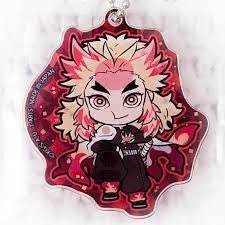 DEMON SLAYER MUGEN TRAIN KYOJURO RENGOKU DEFORMED ACRYLIC KEYCHAIN Anime Pop