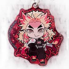 DEMON SLAYER MUGEN TRAIN KYOJURO RENGOKU DEFORMED ACRYLIC KEYCHAIN Anime Pop