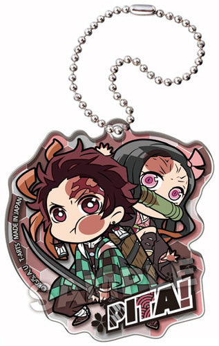 DEMON SLAYER VOLUME 01 TANJIRO & NEZUKO ACRYLIC KEYCHAIN Anime Pop
