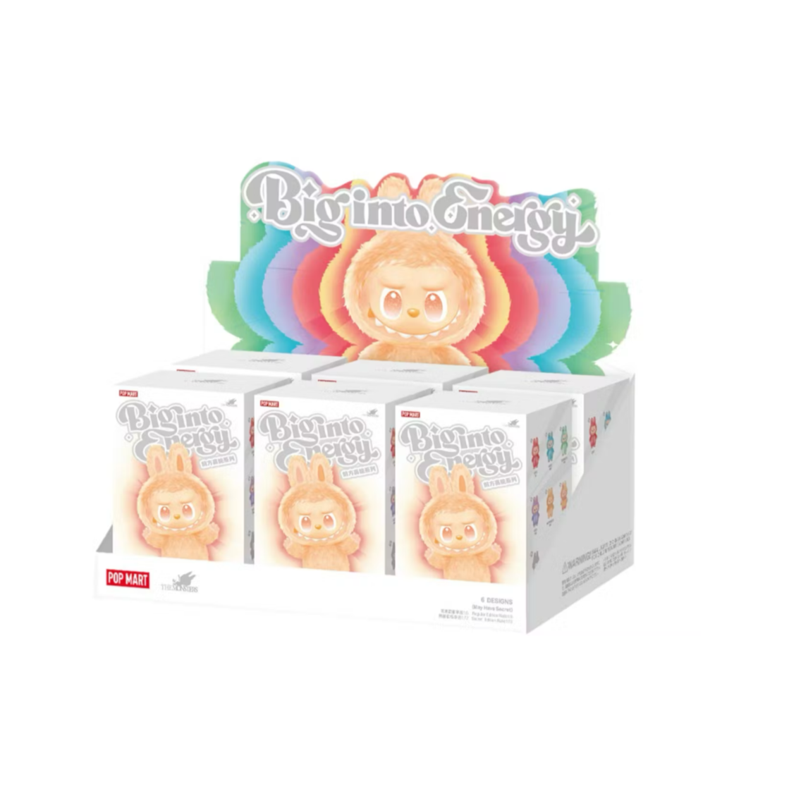 Pop Mart Labubu Big into Energy Blind Box Sealed Case (6 boxes) BuBu Craze