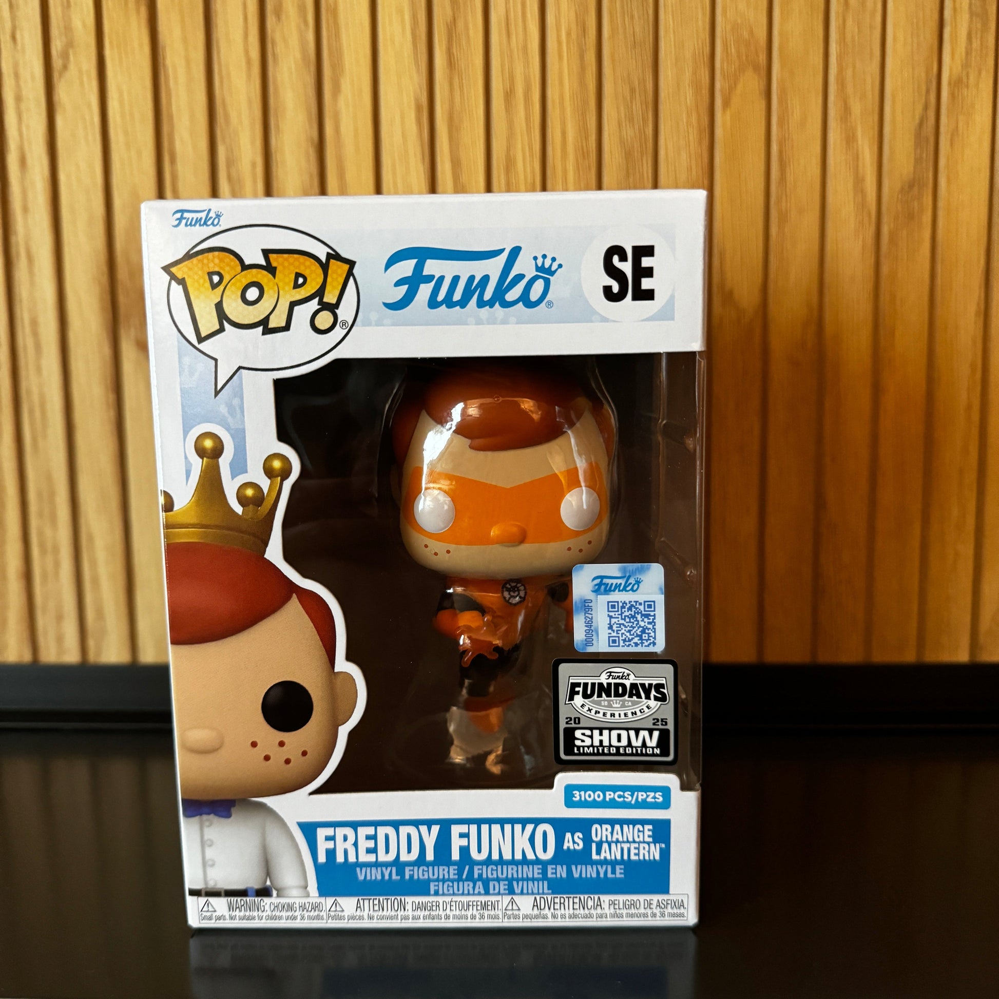 Funko Fundays Experience 2025: Pop! Originals DC Freddy Funko as Orange Lantern () LE3100 Ralphie's Funhouse