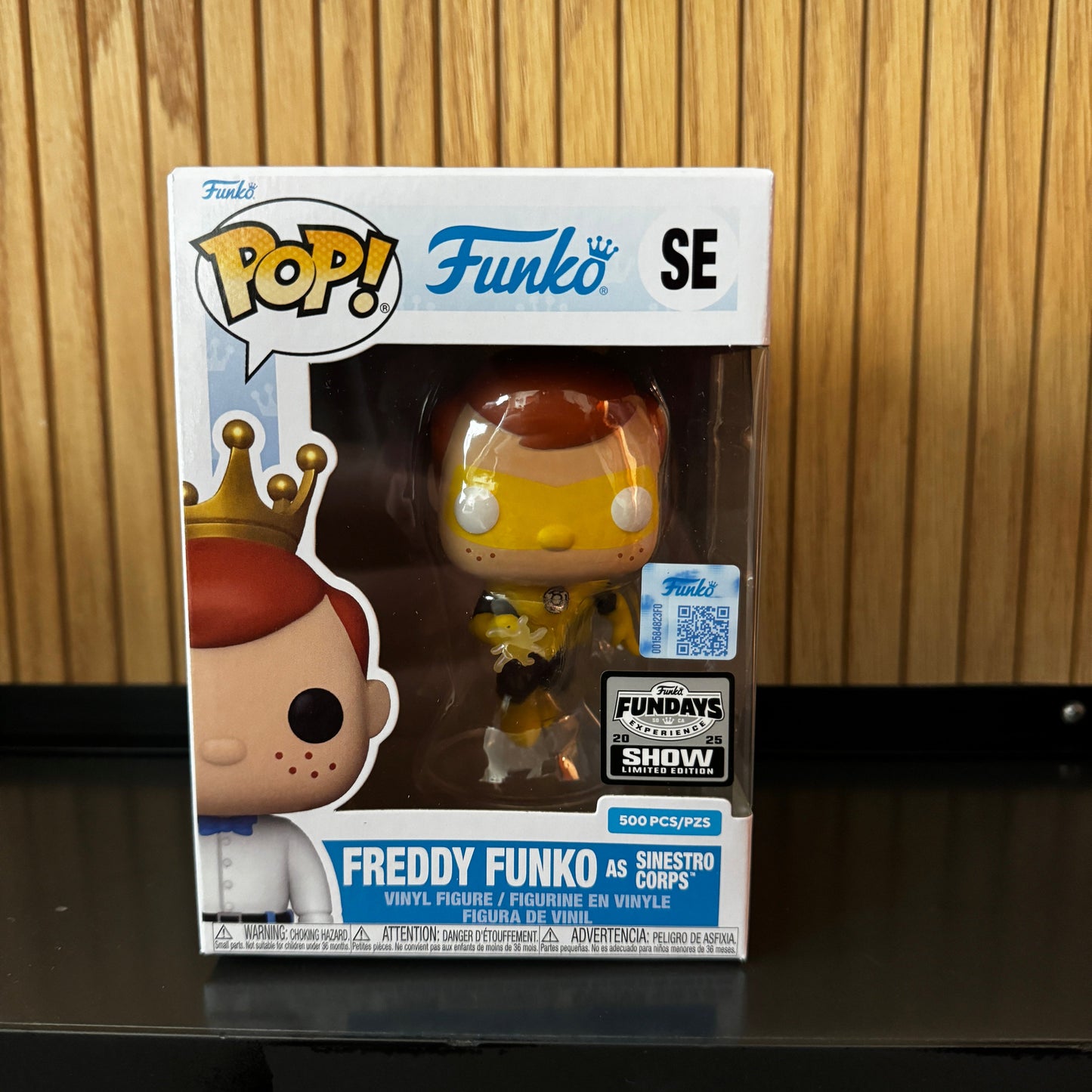 Funko Fundays Experience 2025: Pop! Originals DC Freddy Funko as Sinestro Corps () LE500 Ralphie's Funhouse