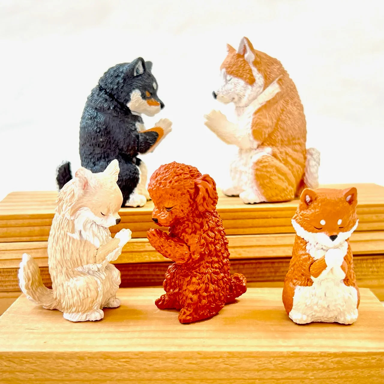Bowing Puppy Dog Blind Box - Cute Collectible Gashapon Figure by Yell Super Anime Store