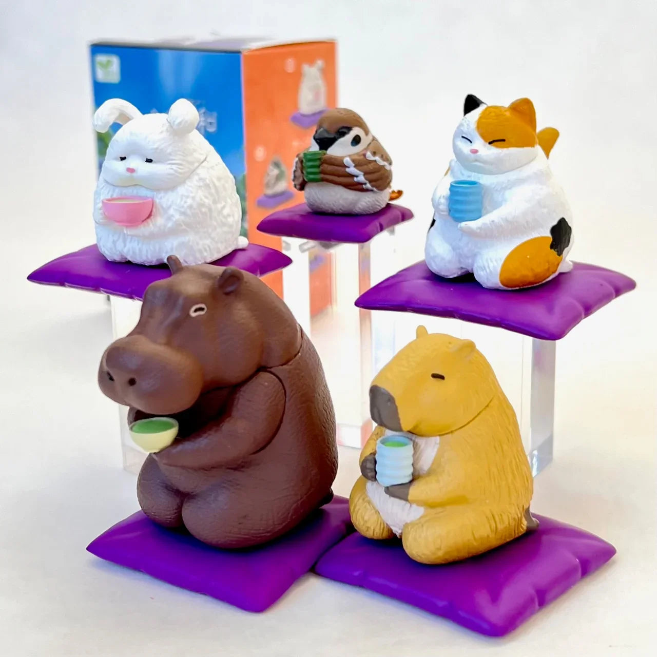 TEA TIME ANIMALS FIGURINE BLIND BOX (1 Blind Box) Super Anime Store