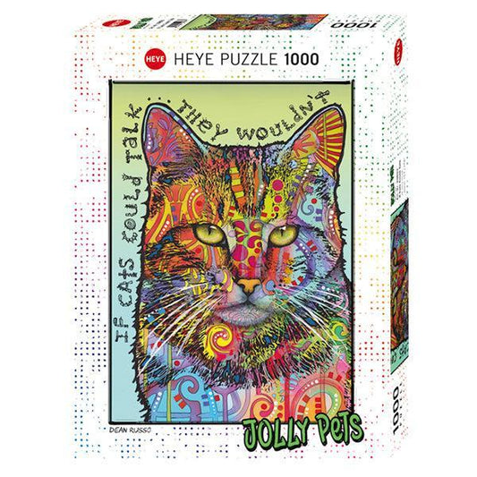 If Cats Could Talk Jolly Pets 1000 Piece Jigsaw Puzzle Heye