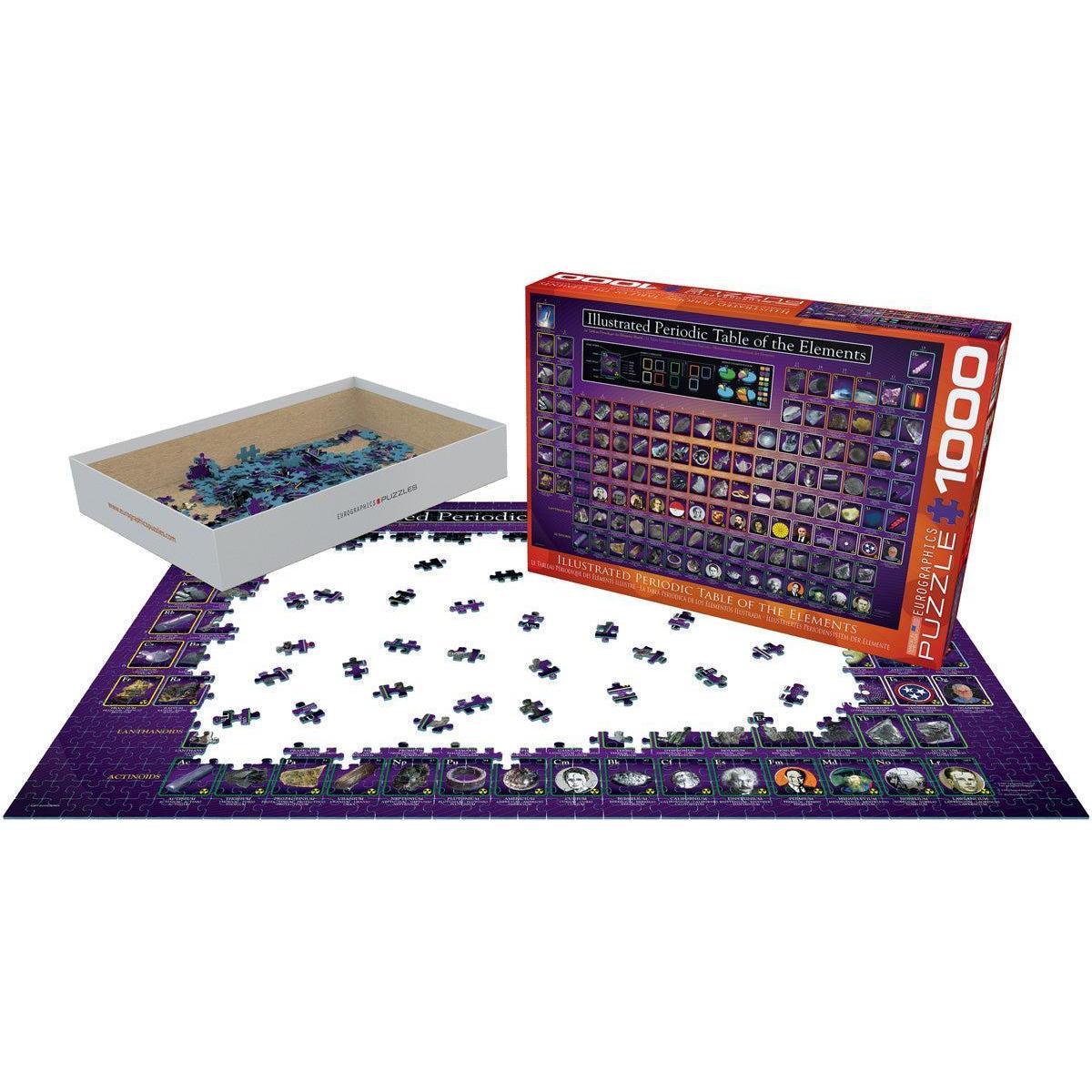 Illustrated Periodic Table of the Elements 1000 Piece Jigsaw Puzzle Eurographics