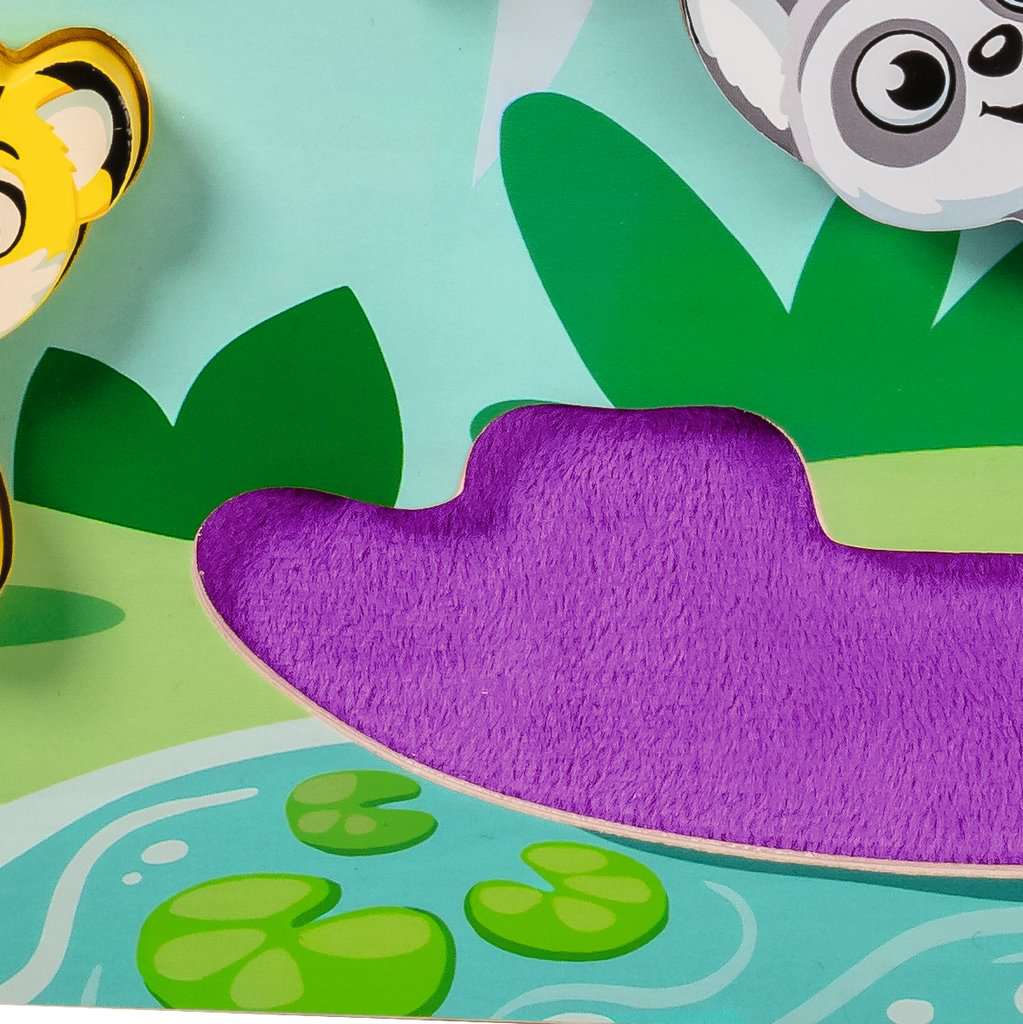 In the Jungle - Wooden Touch & Play Puzzle for Toddlers Ravensburger