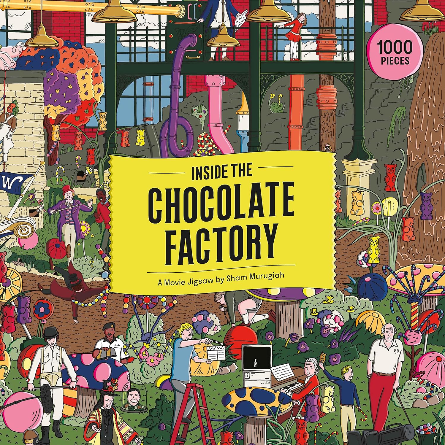Inside the Chocolate Factory 1000 Piece Jigsaw Puzzle Laurence King Puzzle Merchant