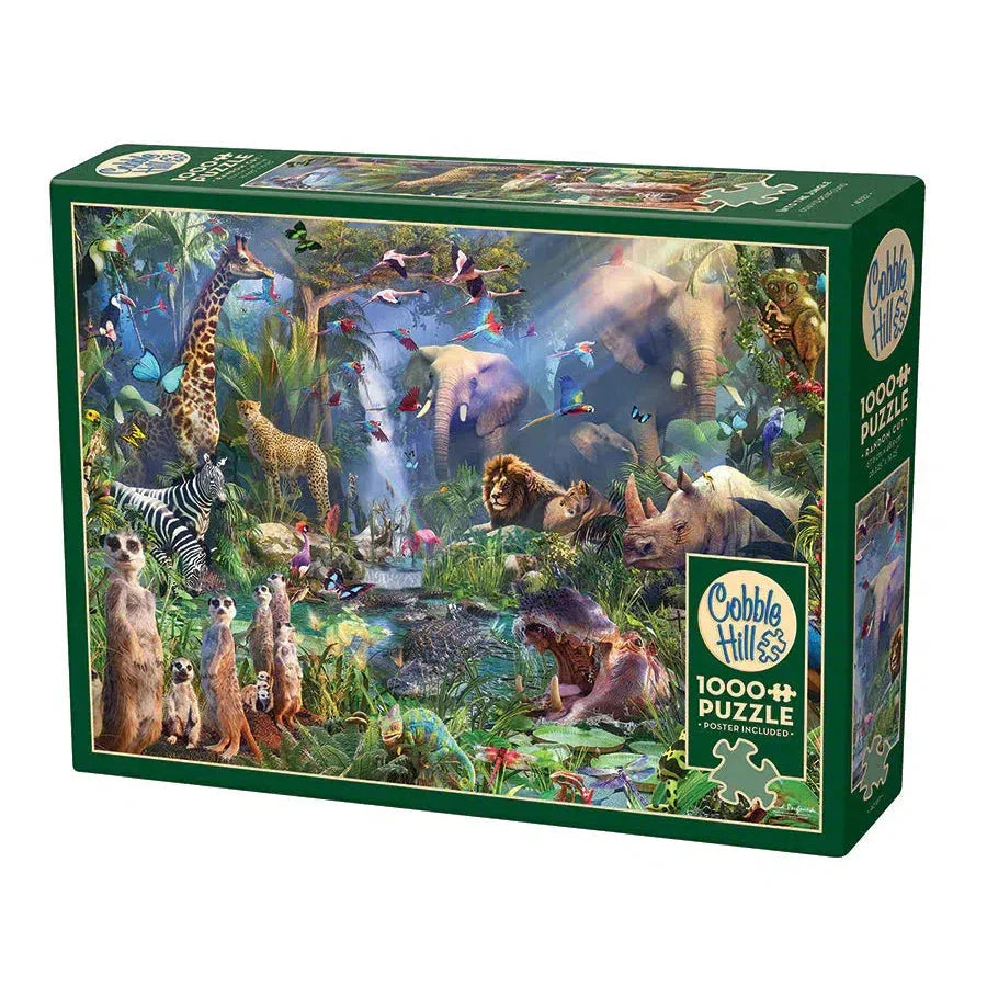 Into the Jungle 1000 Piece Jigsaw Puzzle Cobble Hill Puzzle Merchant