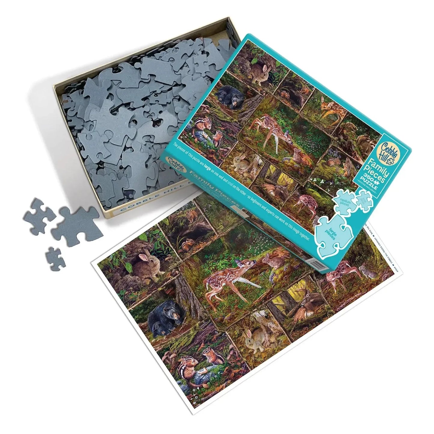 Into the Woods 350 Piece Family Jigsaw Puzzle Cobble