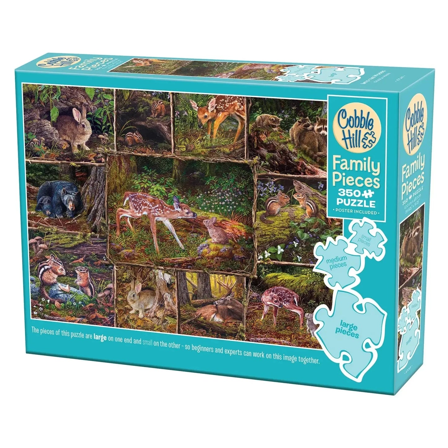 Into the Woods 350 Piece Family Jigsaw Puzzle Cobble