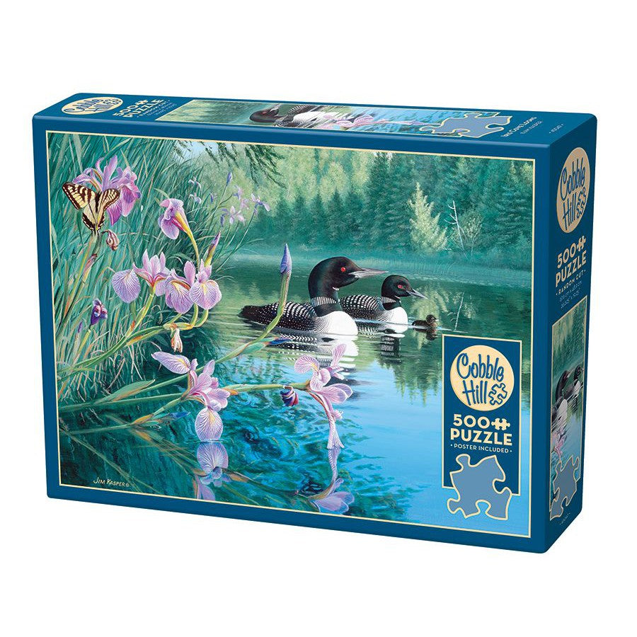 Iris Cove Loons 500 Piece Jigsaw Puzzle Cobble Hill Puzzle Merchant