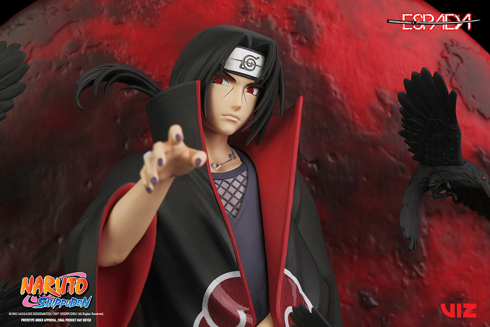 Naruto Shippuden Itachi Uchiha 1/8 Scale Wall Statue Figure - Official Espada Art Super Anime Store