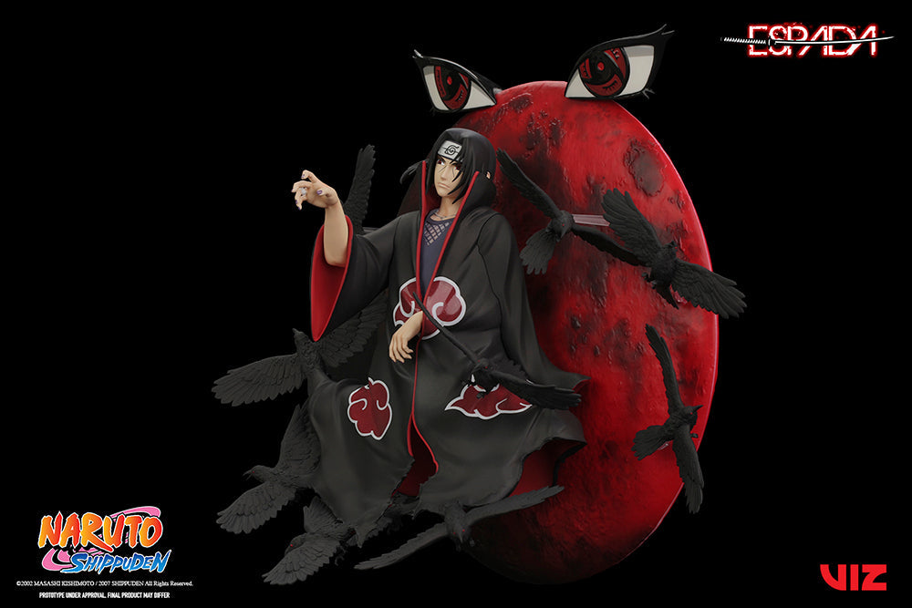 Naruto Shippuden Itachi Uchiha 1/8 Scale Wall Statue Figure - Official Espada Art Super Anime Store