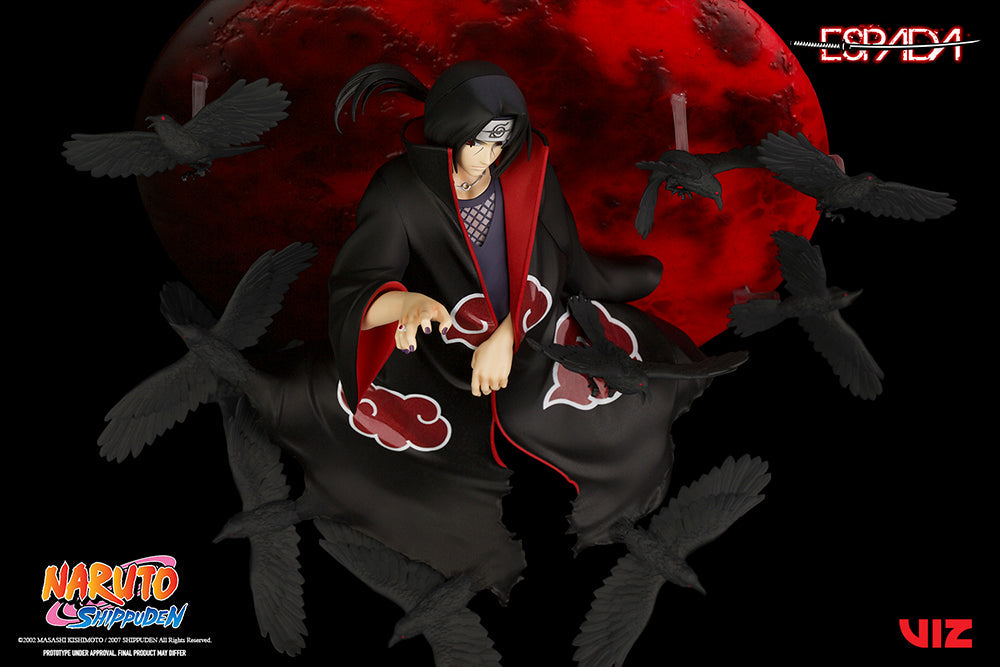 Naruto Shippuden Itachi Uchiha 1/8 Scale Wall Statue Figure - Official Espada Art Super Anime Store