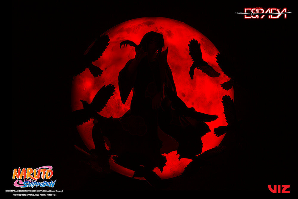 Naruto Shippuden Itachi Uchiha 1/8 Scale Wall Statue Figure - Official Espada Art Super Anime Store