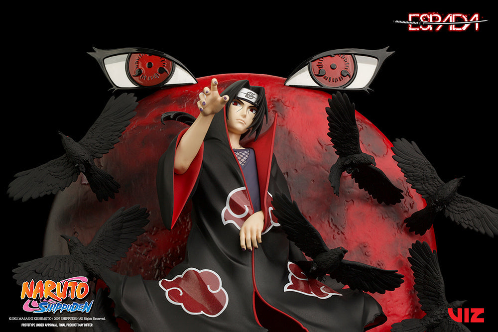 Naruto Shippuden Itachi Uchiha 1/8 Scale Wall Statue Figure - Official Espada Art Super Anime Store