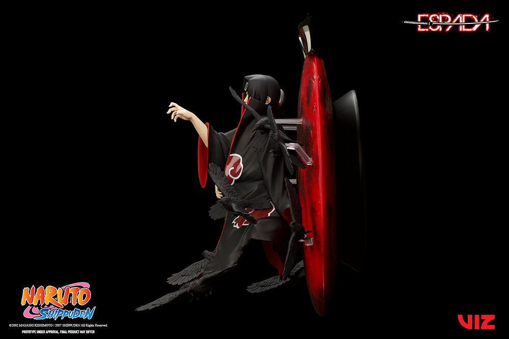 Naruto Shippuden Itachi Uchiha 1/8 Scale Wall Statue Figure - Official Espada Art Super Anime Store