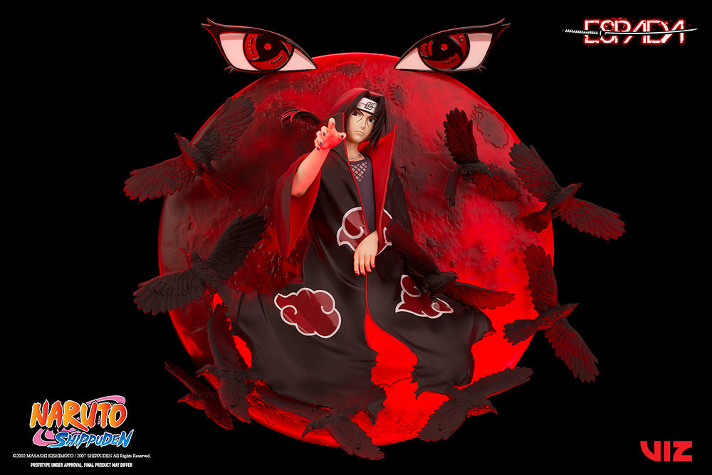 Naruto Shippuden Itachi Uchiha 1/8 Scale Wall Statue Figure - Official Espada Art Super Anime Store