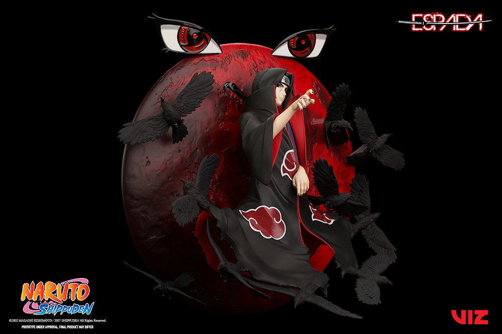 Naruto Shippuden Itachi Uchiha 1/8 Scale Wall Statue Figure - Official Espada Art Super Anime Store