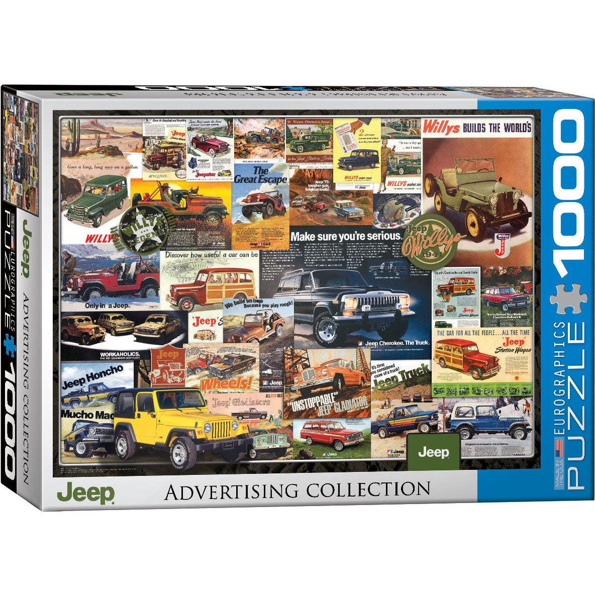 Jeep Advertising Collection 1000 Piece Jigsaw Puzzle Eurographics Puzzle Merchant