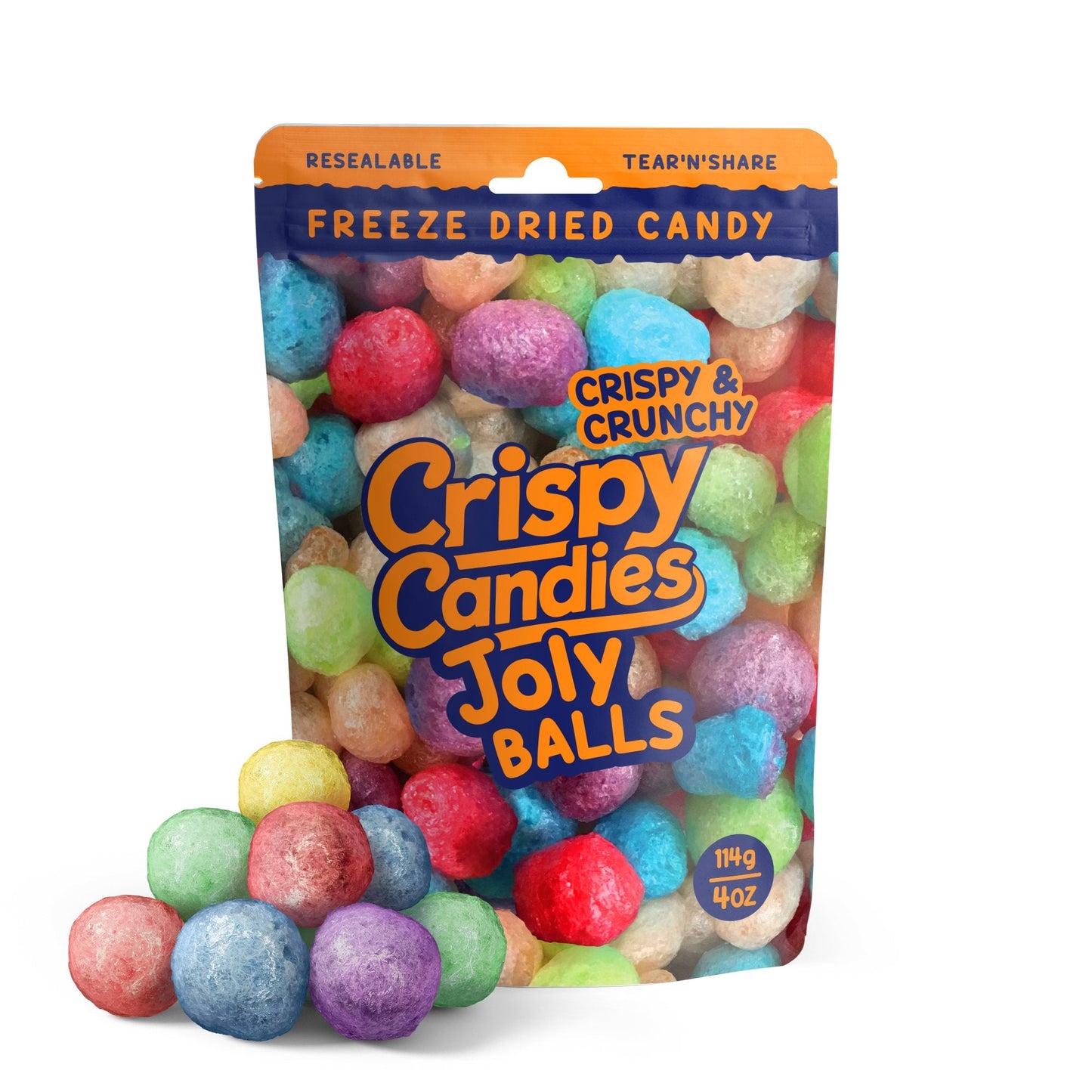 Crispy Candies - Jolly Balls Freeze Dried Candy 114g Super Anime Store