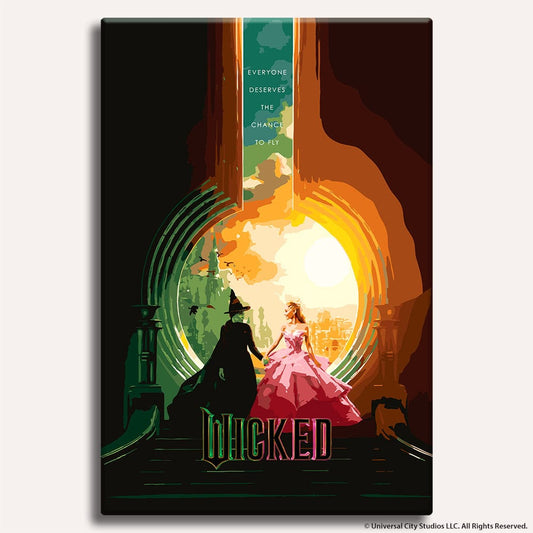 Wicked: Journey to the Emerald City - Paint By Numbers Kit 15.7" x 23.6" (40x60cm) Craft Hub