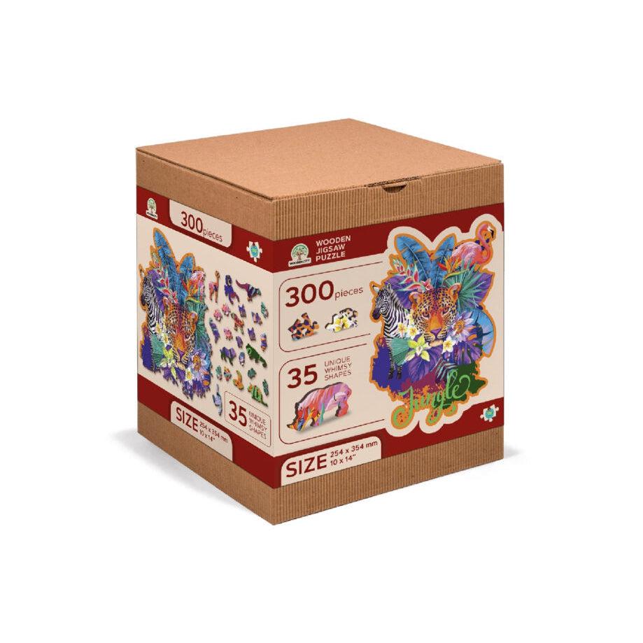 Jungle 300 Piece Wood Jigsaw Puzzle Wooden City Puzzle Merchant