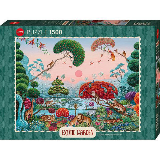 Jungle Paradise Exotic Garden 1500 Piece Jigsaw Puzzle Heye Puzzle Merchant