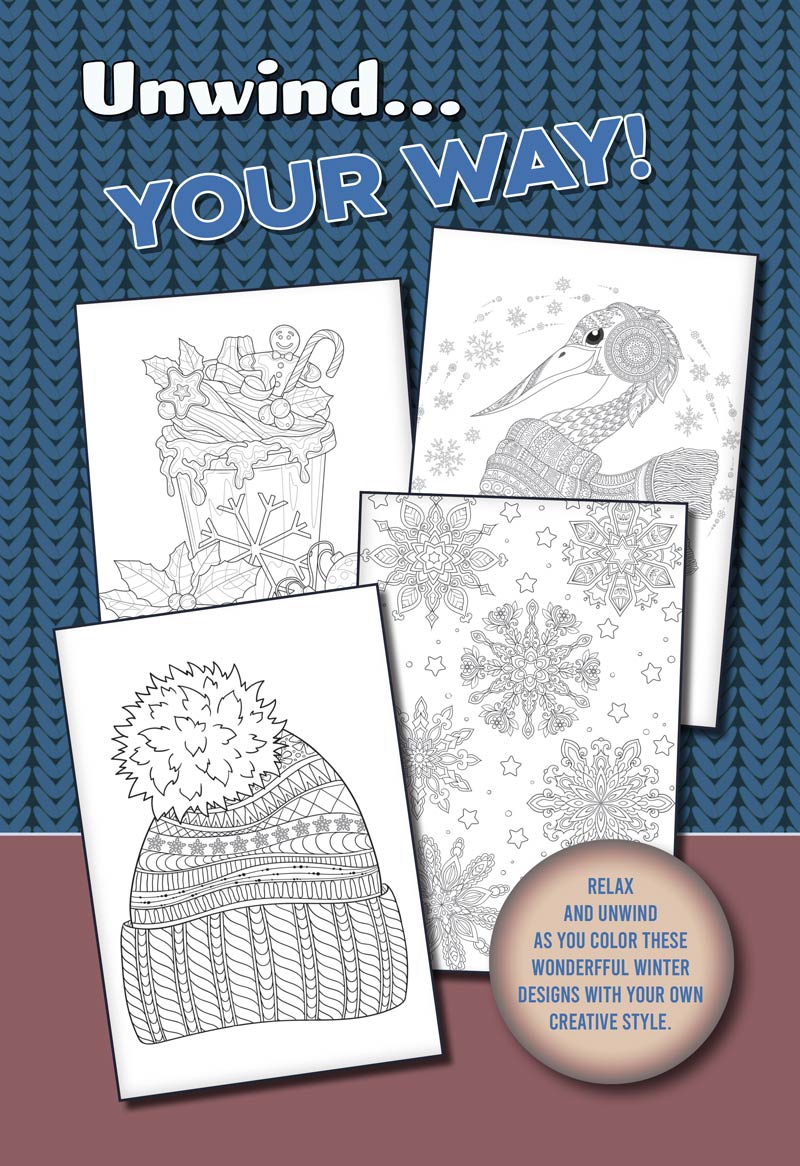 Puzzle Harmony - Coloring Book Winter 2025 Special: 114 Festive & Winter Themed Designs, Perfect For All Ages, Calming Coloring, Relax, Unwind, Unplug, De-Stress, Sit Back & Draw! Magazine Shop US