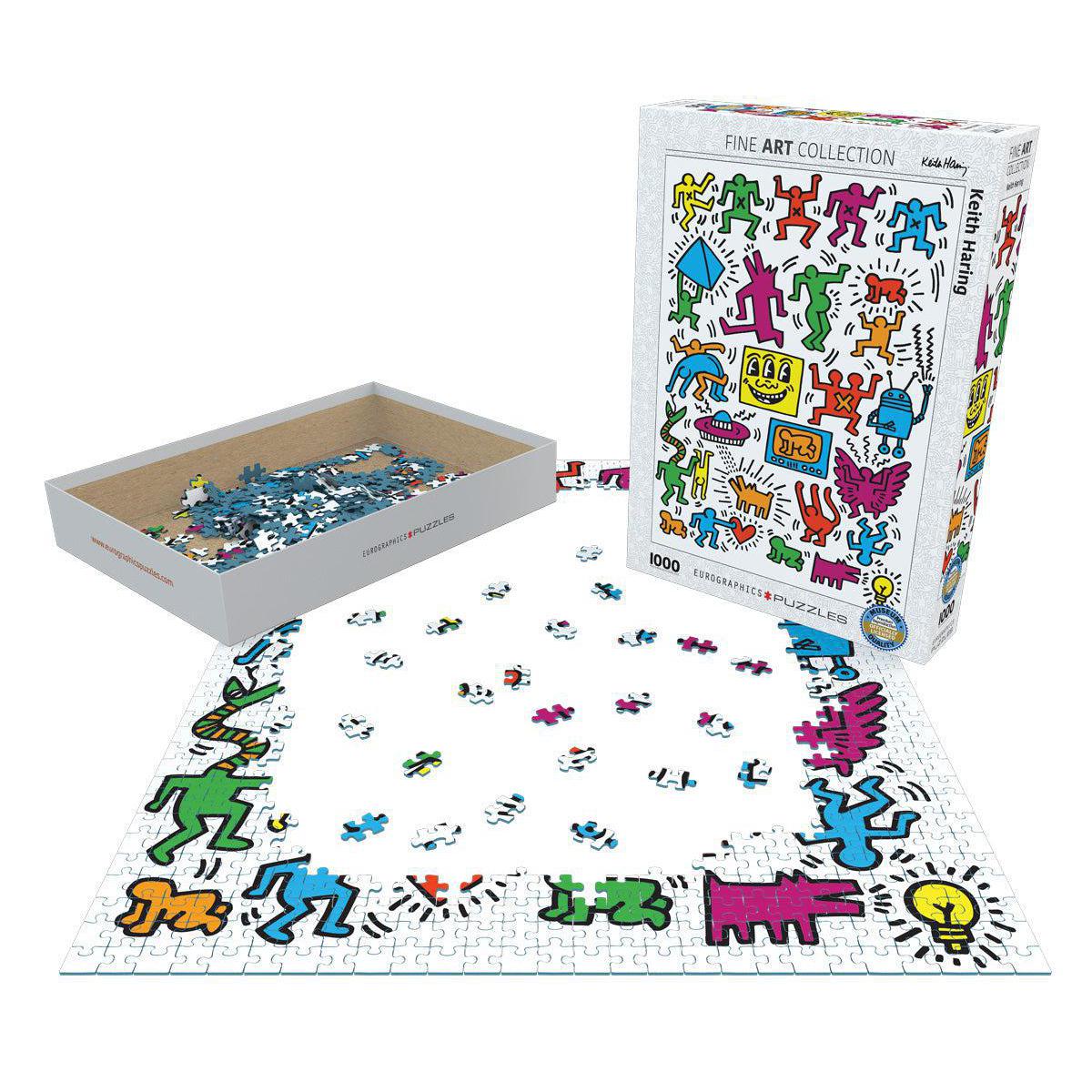 Keith Haring Collage 1000 Piece Jigsaw Puzzle Eurographics Puzzle Merchant